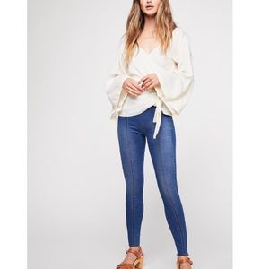 Free People Seamed Pull On Jeggings
